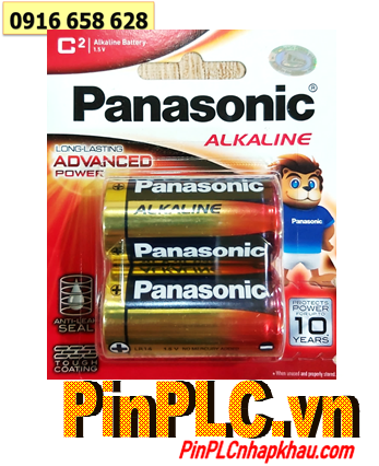 Panasonic LR14T/2B, Pin trung C 1.5v Alkaline Panasonic LR14T/2B